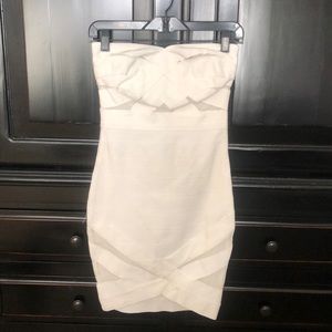 wow Couture White Bandage Dress